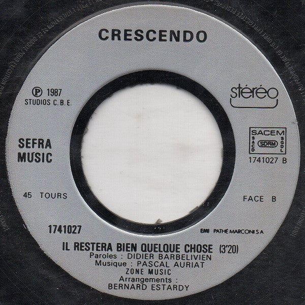 (Occasion) Crescendo – Rêver  [Vinyle 45 Tours]