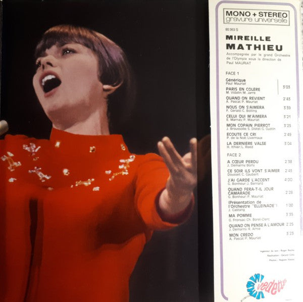 (Occasion) Mireille Mathieu  En Direct De L'Olympia [Vinyle 33Tours]