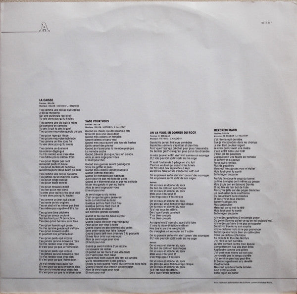 (Occasion) Hallyday – Quelque Part Un Aigle... [Vinyle 33 Tours]