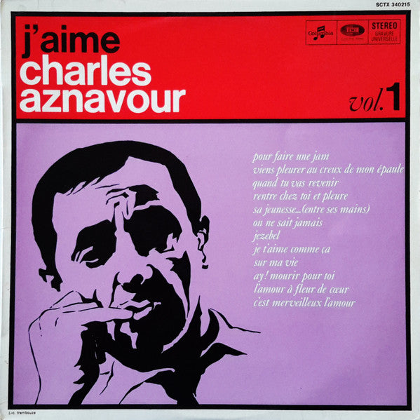 (Occasion) Charles Aznavour – J'aime Charles Aznavour Vol. 1 [Vinyle 33 Tours]