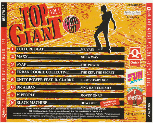 (Occasion) Various – Quick Top Giant Vol 1 - Power Life [CD]