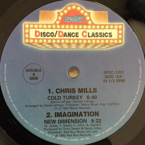 (occasion) War / Chris Mills / Imagination – Galaxy / Cold Turkey / New Dimension [Vinyle 33 Tours]