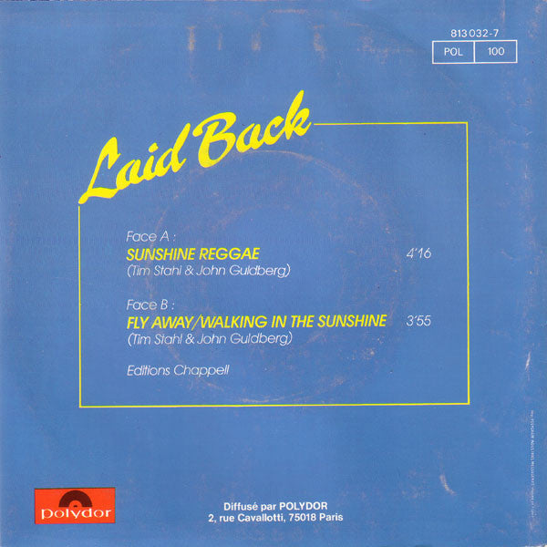 (Occasion) Laid Back Sunshine Reggae [Vinyle 45 Tours]