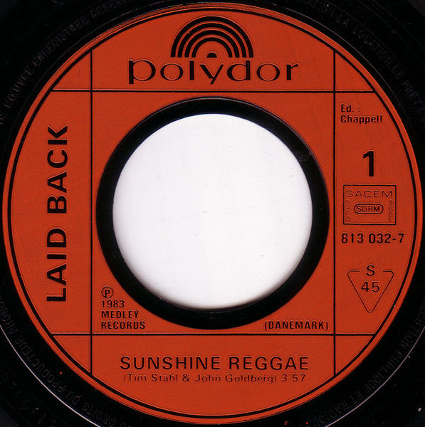 (Occasion) Laid Back Sunshine Reggae [Vinyle 45 Tours]