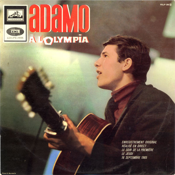 (Occasion ) Adamo – Adamo À L'Olympia [Vinyle 33 Tours]