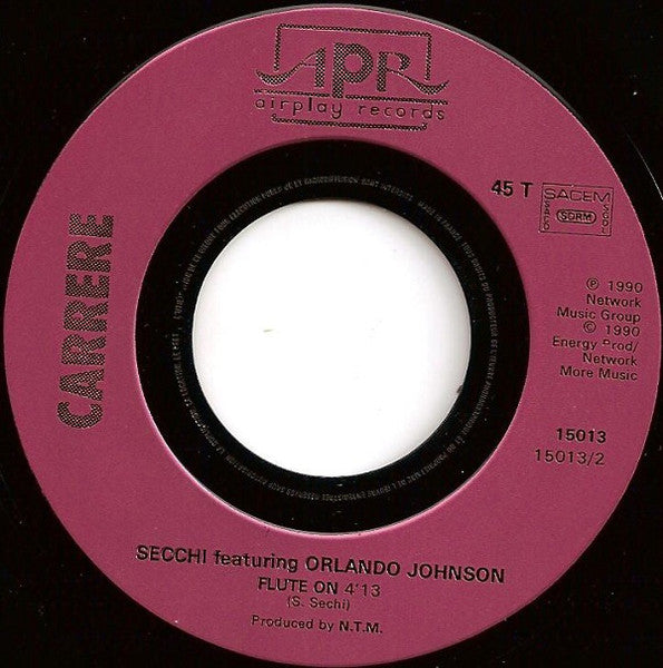 (Occasion) Secchi Featuring Orlando Johnson – I Say Yeah [Vinyle 45 Tours]