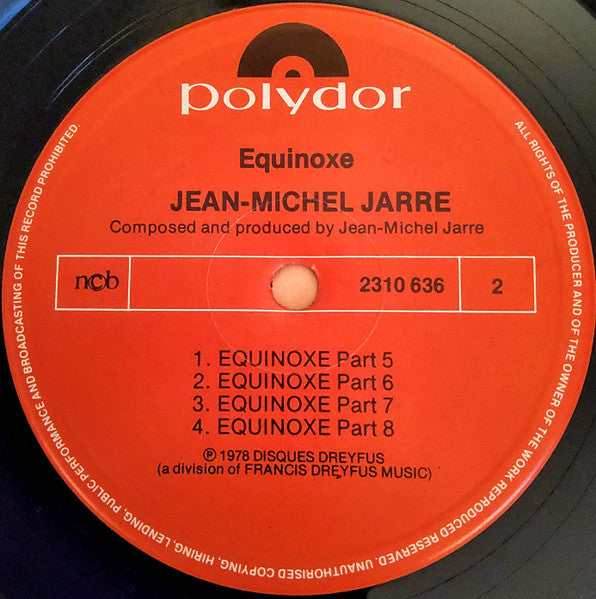 (Occasion) Jean-Michel Jarre – Equinoxe [Vinyle 33 Tours]