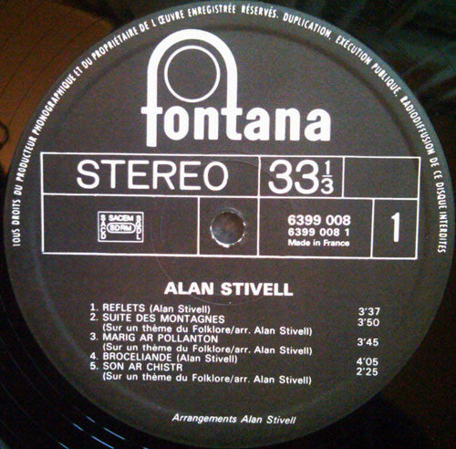 (occasion) Alan Stivell – Reflets [Vinyle 33 Tours]