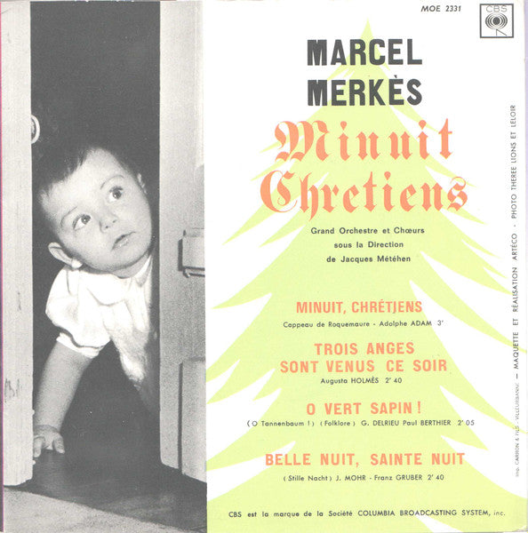 (Occasion) Marcel Merkes Minuit Chrétiens [Vinyle 45 Tours]