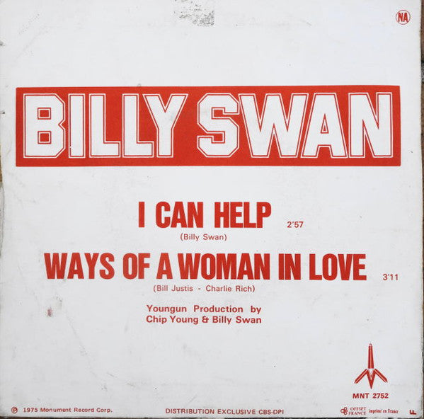 (Occasion) Billy Swan I Can Help [Vinyle 45 Tours]