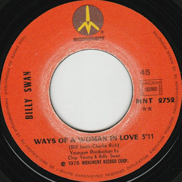 (Occasion) Billy Swan I Can Help [Vinyle 45 Tours]