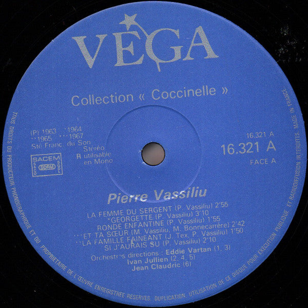 (occasion) Pierre Vassiliu – Pierre Vassiliu [Vinyle 33 Tours]
