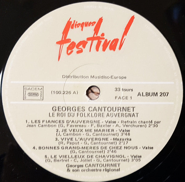 (Occasion) Georges Cantournet – Le Roi Du Folklore Auvergnat (Les Fiancés D'Auvergne) [Vinyle 33 Tours]