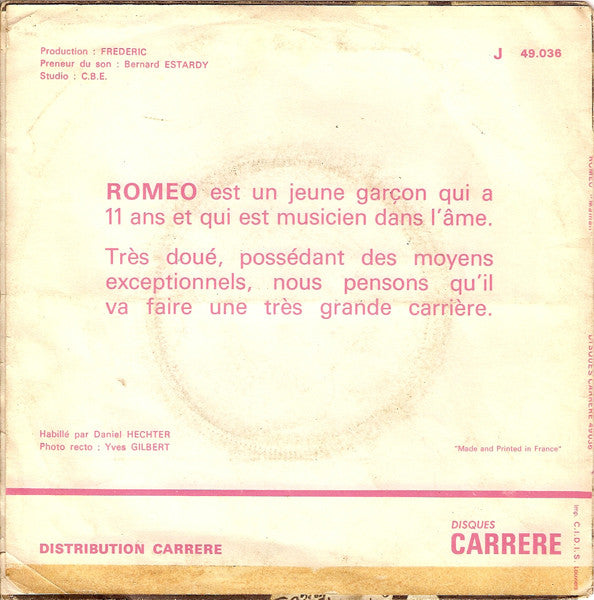(Occasion) Romeo Maman [Vinyle 45 Tours]