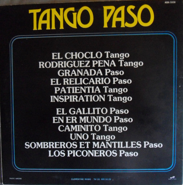 (occasion) Various – Les Grands De La Danse Jouent Les Plus Beaux Tangos Et Pasos - Volume 2 [Vinyle 33 Tours]