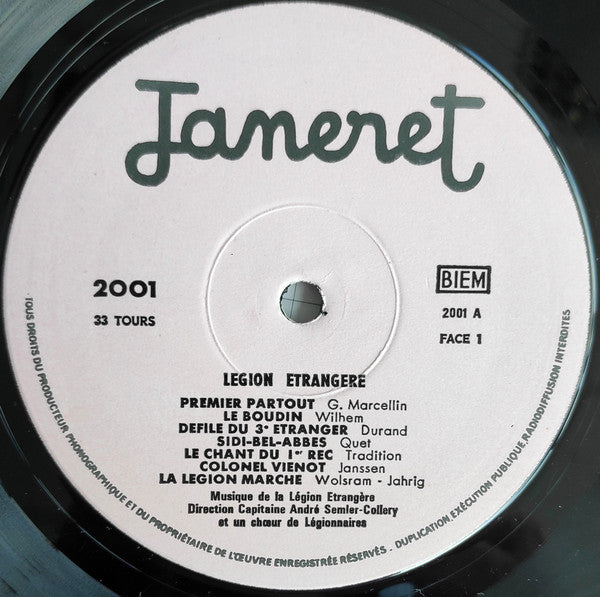 Légion Étrangère  Légion Étrangère [Vinyle 33Tours]
