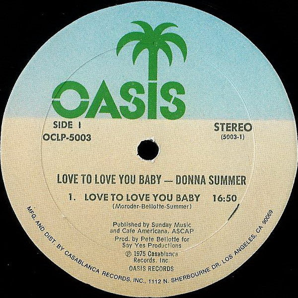 (Occasion) Donna Summer – Love To Love You Baby [Vinyle 33 Tours]