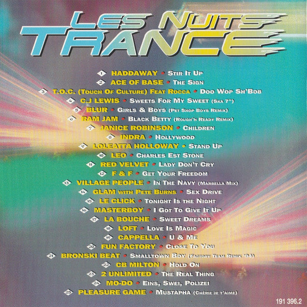 (Occasion) Various – Les Nuits Trance Vol° 2 [CD]
