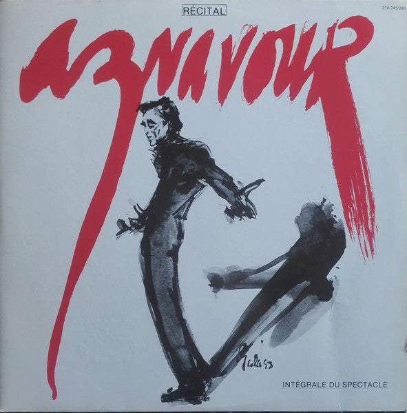 (Occasion) Aznavour – Récital - Intégrale Du Spectacle [Vinyle super 33 Tours]