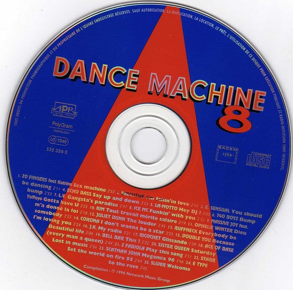 (Occasion) Various – Dance Machine 8 [CD]