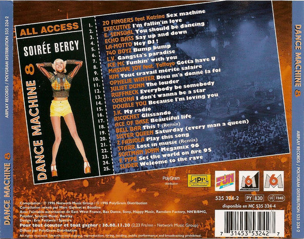 (Occasion) Various – Dance Machine 8 [CD]