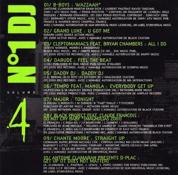 (Occasion) Various – N°1 Dj Volume 4 [CD]