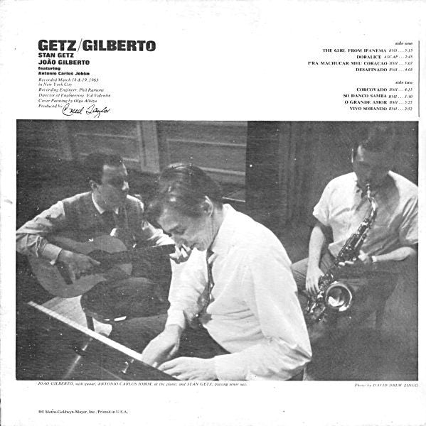 (Occasion ) Stan Getz & Joao Gilberto – Getz / Gilberto [Vinyle 33 Tours]