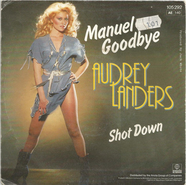 (Occasion) Audrey Landers – Manuel Goodbye [Vinyle 45 Tours]