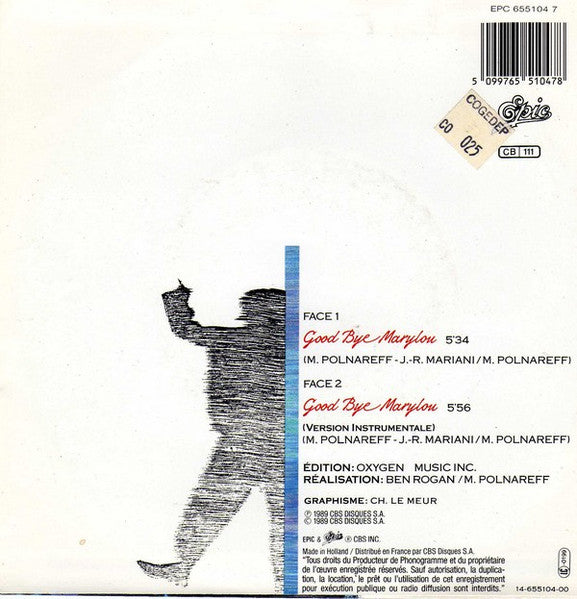 (Occasion) Polnareff – Good Bye Marylou [Vinyle 45 Tours]