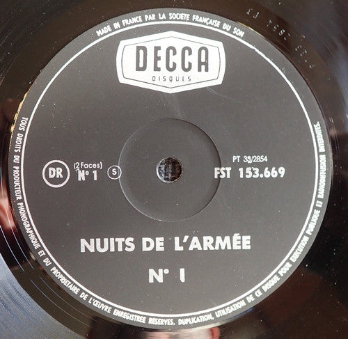 (Occasion) Various Nuits De L'Armée N° 1  [Vinyle 33Tours]