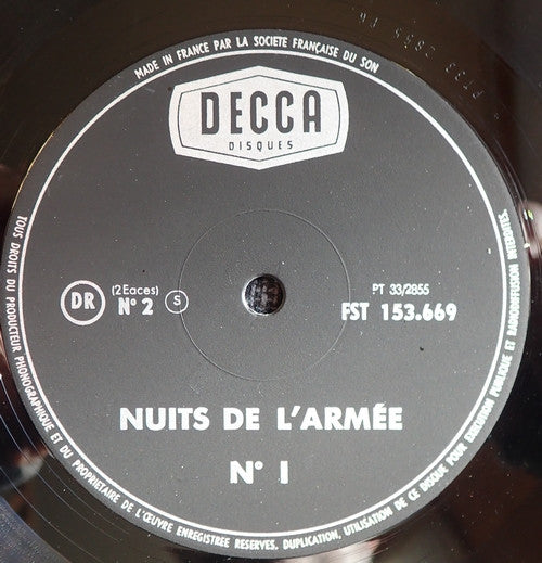 (Occasion) Various Nuits De L'Armée N° 1  [Vinyle 33Tours]