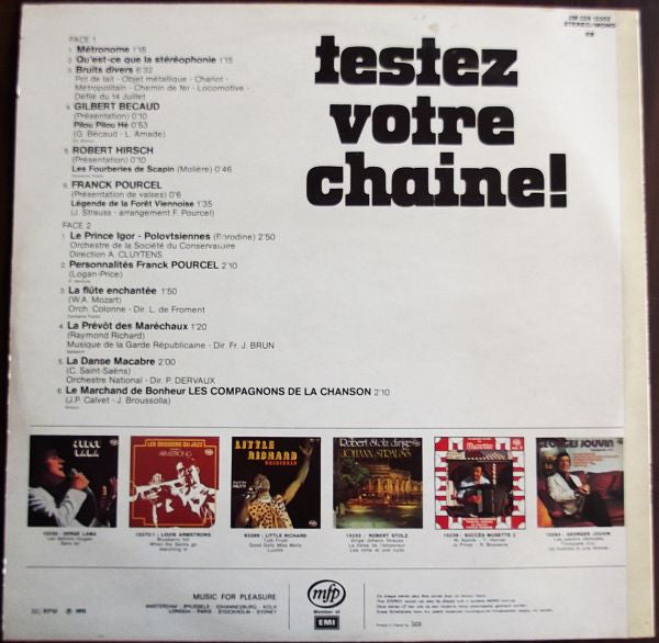 (Occasion) Various – Testez Votre Chaîne ! [Vinyle 33 Tours]