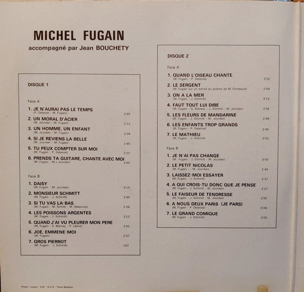 (Occasion) Michel Fugain – Quand L'oiseau Chante Je N'aurai Pas Le Temps + 25 Grands Succès [Vinyle 33 Tours]