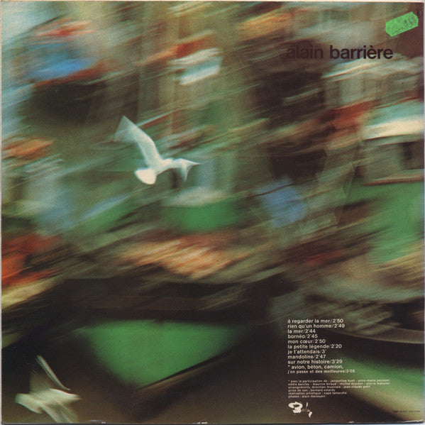 (Occasion ) Alain Barrière – À Regarder La Mer [Vinyle 33 Tours]