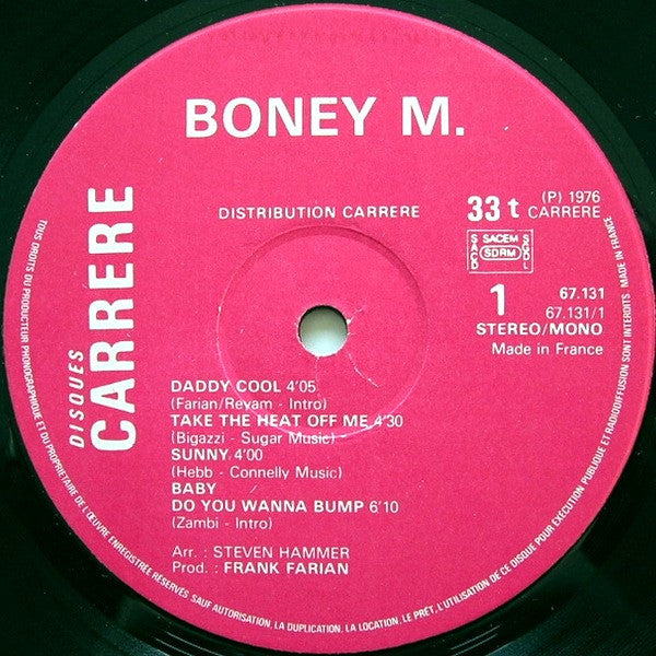 (Occasion) Boney M. – Daddy Cool [Vinyle 33 Tours]