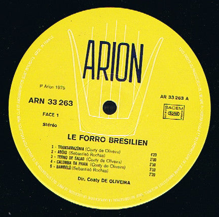 (occasion) Coaty De Oliveira – Le Forro Brésilien [Vinyle 33 Tours]