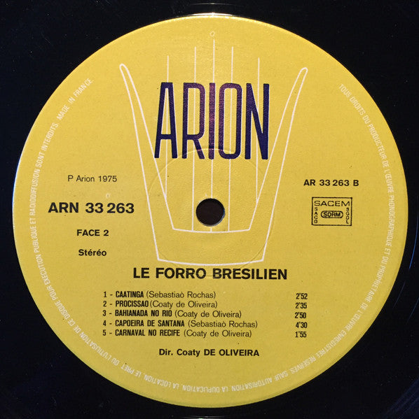 (occasion) Coaty De Oliveira – Le Forro Brésilien [Vinyle 33 Tours]