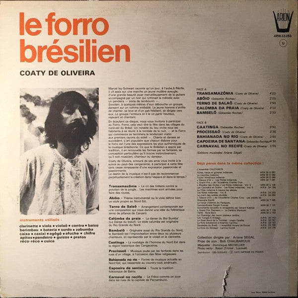 (occasion) Coaty De Oliveira – Le Forro Brésilien [Vinyle 33 Tours]