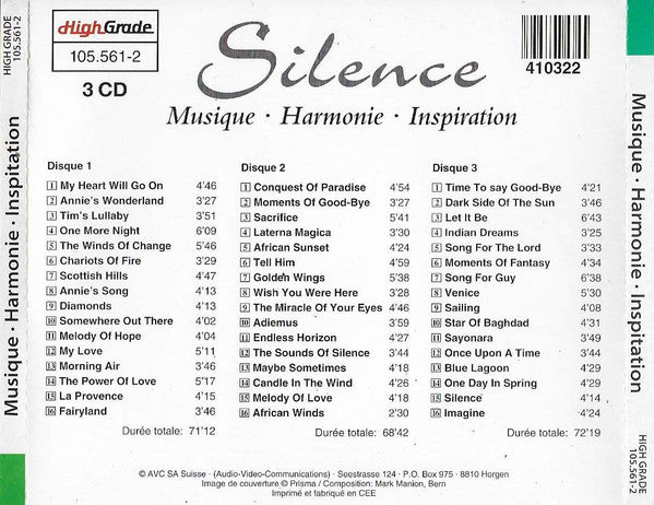 (Occasion) Bandari – Silence - Musique - Harmonie - Inspiration [CD]