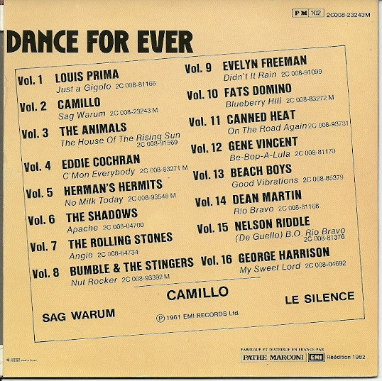 (Occasion) Camillo – Sag Warum [Vinyle 45Tours]