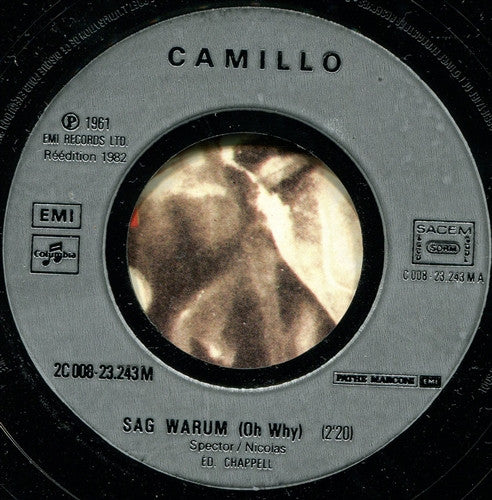 (Occasion) Camillo – Sag Warum [Vinyle 45Tours]