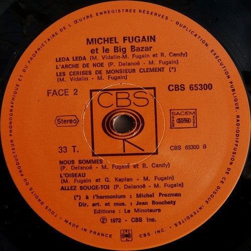 (Occasion) Fugain Et Le Big Bazar  [Vinyle 33 Tours]