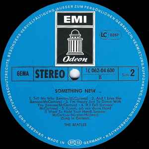 (Occasion)The Beatles – Something New [Vinyle 33 Tours]