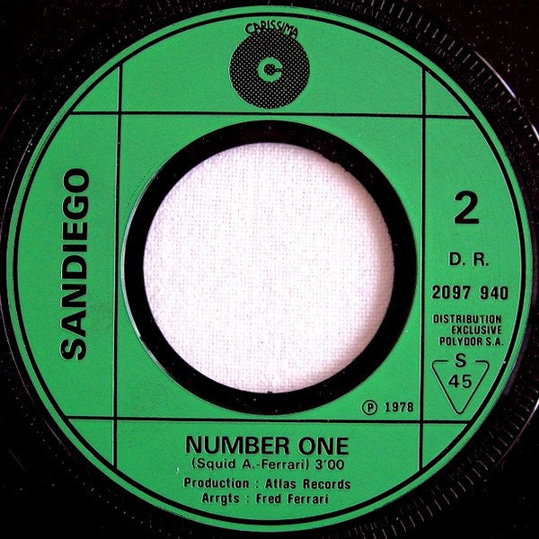 (Occasion) Sandiego Mexico [Vinyle 45 Tours]