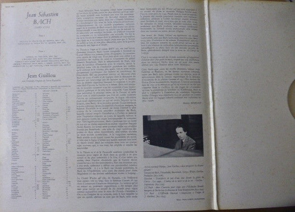 (Occasion) J. S. Bach - Jean Guillou – Aux Grandes Orgues De Saint Eustache [Vinyle 33 Tours]