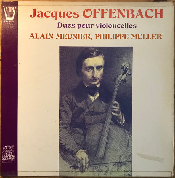 (Occasion ) Jacques Offenbach - Alain Meunier, Philippe Muller – Duos Pour Violoncelles [Vinyle 33 Tours]