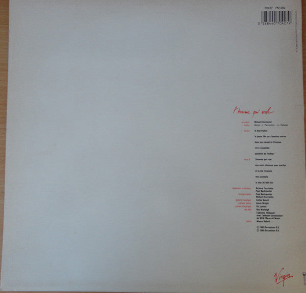 (occasion) Richard Cocciante – L'Homme Qui Vole [Vinyle 33 Tours]