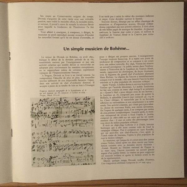 (occasion) Dvorák, Orchestre Philharmonique Royal, Antal Dorati – Symphonie N°9 «Du Nouveau Monde» [Vinyle 33 Tours]