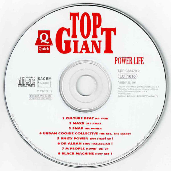 (Occasion) Various – Quick Top Giant Volume 1 & 2 - Special Quick Team [CD]
