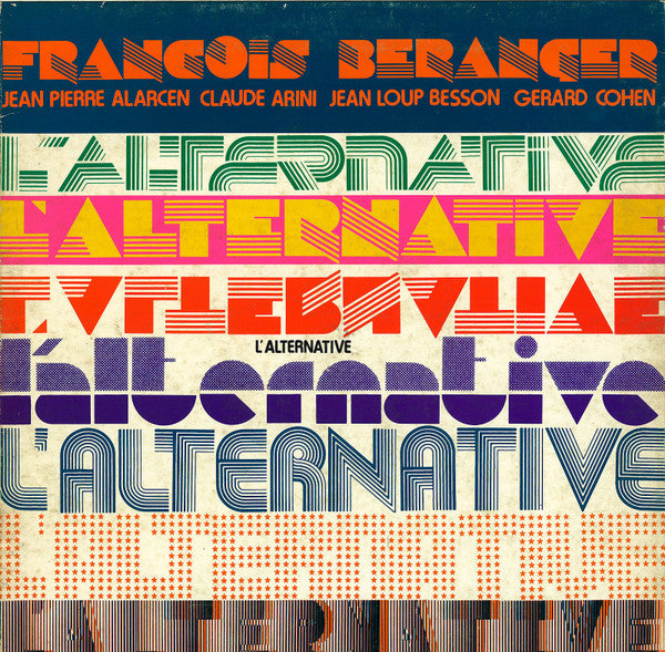 (occasion) François Béranger – L'Alternative [Vinyle 33 Tours]